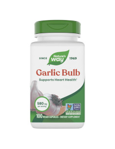 Bulbo de Ajo Nature's Way 580 mg 100 Cápsulas Veganas