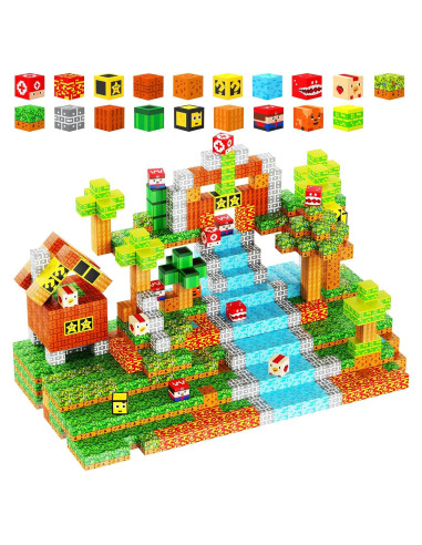 100 Piezas Bloques Magnéticos iDrone - Juguetes Educativos STEM