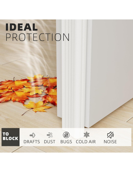 Sellos de Puerta Conwang 2 Piezas Espuma Aislante 3.5-8 mm