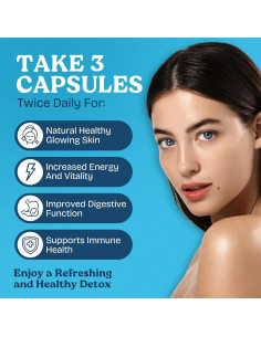 Atlantic Naturals Musgo Marino 180 Cápsulas - Limpieza Digestiva 2