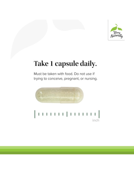 Suplemento Terry Naturally Tri-Iodine 90 Cápsulas 6.25mg Yodo