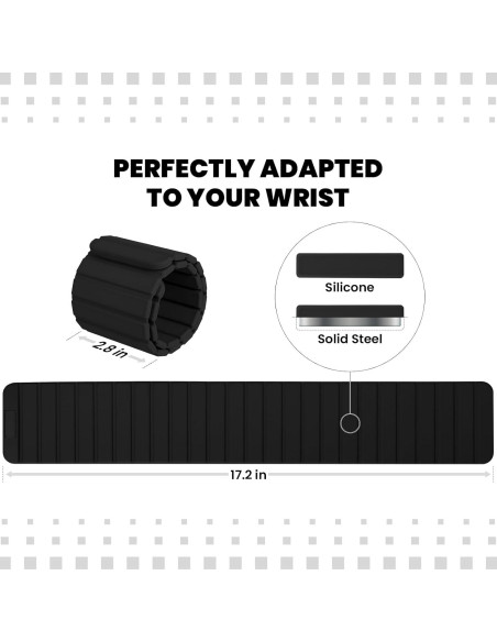 Pesas de Muñeca y Tobillo Passer 0.45 kg Set de 2 Negro