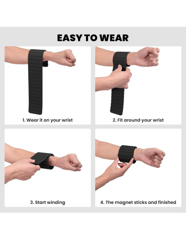 Pesas de Muñeca y Tobillo Passer 0.45 kg Set de 2 Negro