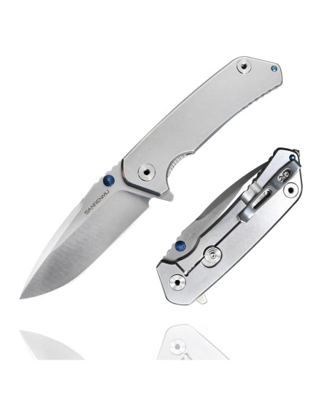 Cuchillo Plegable SANRENMU SRM 9008 Acero Inoxidable 12C27 Cuchillo Plegable SANRENMU SRM 9008 Acero Inoxidable 12C27