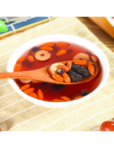 Té de Jujube Rojo con Bayas de Goji y Moras 200g - Aandiso