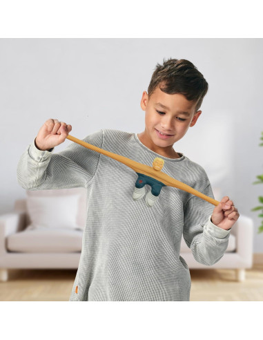 Heroes de Goo Jit Zu WWE Paquete de 2 Figuras Roman Reigns y Cody Rhodes