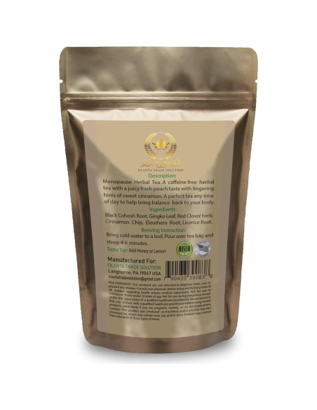 Té Herbal Cohosh Negro Genérico 85g - Alivio Menopausia