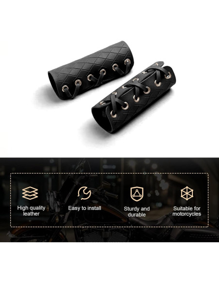 Agarraderas de Manillar de Motocicleta Diamall 2 PCS Antideslizantes