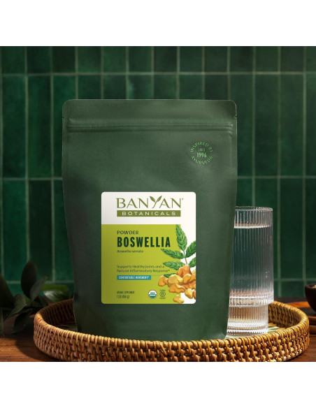 Polvo de Boswellia Orgánico Banyan Botanicals 0.45 kg - Suplemento Ayurvédico