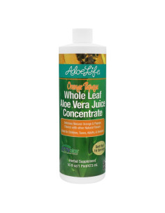 Jugo de Aloe Vera Orgánico Aloe Life 473 ml Sabor Papaya Naranja