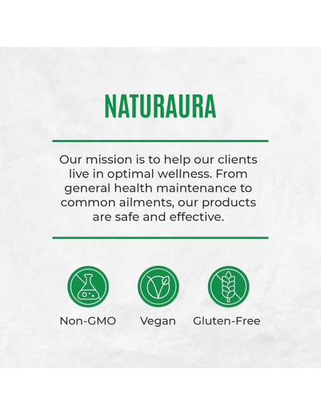 Tintura Orgánica de Gotu Kola Naturaura - 30 Gotas - Apoyo Cognitivo y Memoria