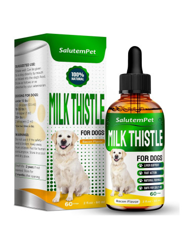 Suplemento Hepático para Perros Cardo Mariano SalutemPet 59 ml