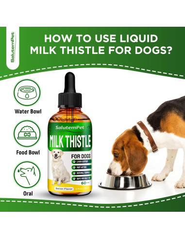 Suplemento Hepático para Perros Cardo Mariano SalutemPet 59 ml