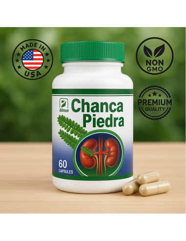 Suplemento Herbal Chanca Piedra allnue 60 Cápsulas Naturales