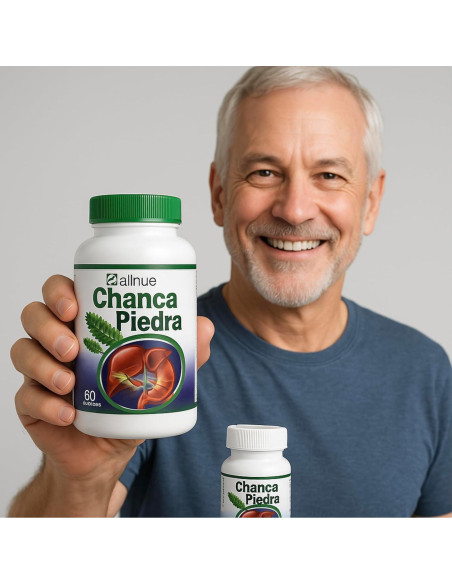 Suplemento Herbal Chanca Piedra allnue 60 Cápsulas Naturales