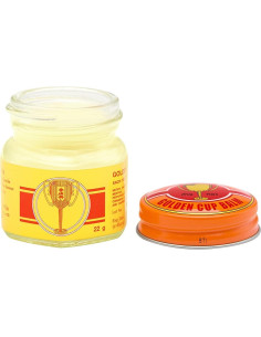 Ungüento Herbal Tailandés Amarillo Golden Cup 66g (Paquete de 3) 2