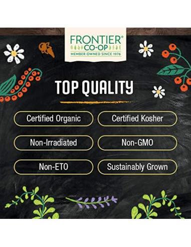 Hoja de Salvia Orgánica Molida Frontier Co-op 453g