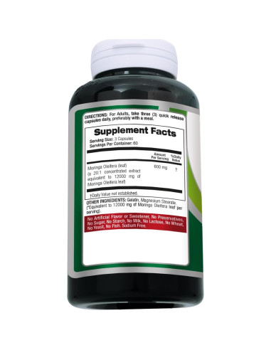 Cápsulas de Moringa Oleifera FITO MEDIC'S 300 Unidades