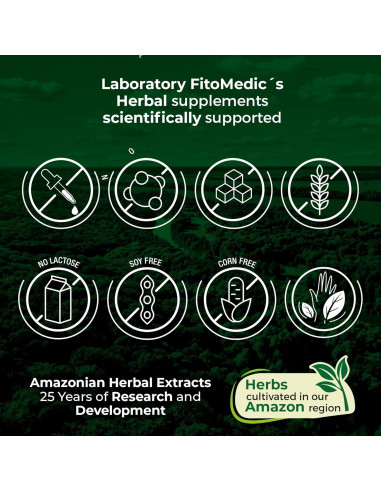Cápsulas de Moringa Oleifera FITO MEDIC'S 300 Unidades