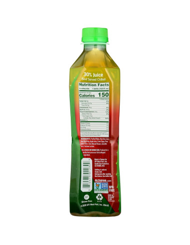 Bebida de Aloe Vera ALO con Manzana Fuji 500 ml