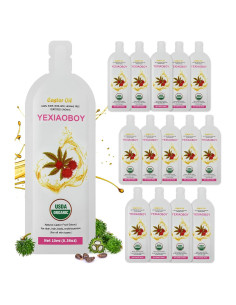 Aceite de Ricino Orgánico Prensado en Frío 118ml - YEXIAOBOY