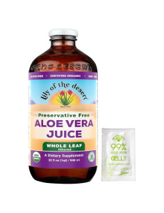 Jugo de Aloe Vera Orgánico Lirio del Desierto 946 ml Sin Conservantes
