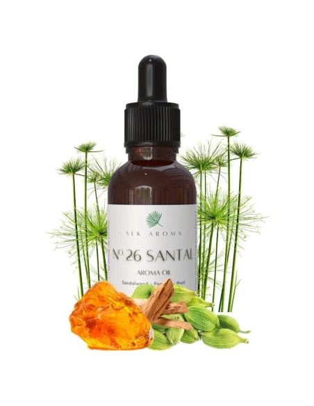 Aceite Difusor de Aroma Santal SLK Aroma 30ml - Sin Agua
