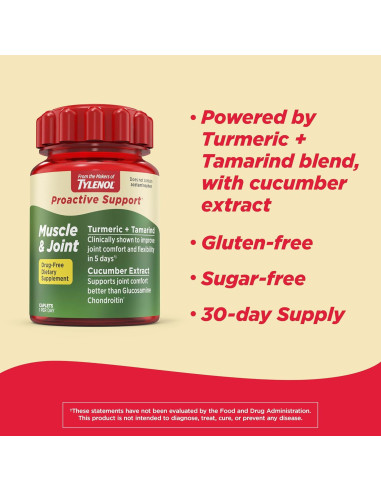 Suplemento Articular Tylenol Proactive Support 30 Comprimidos