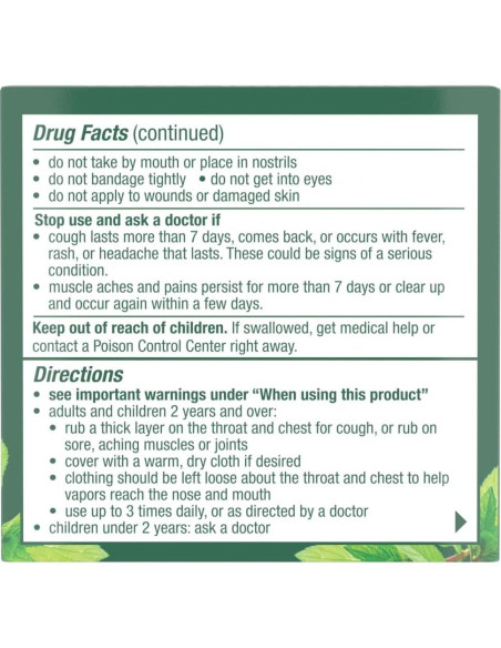 Mentholatum Rub Vaporizante Nocturno 50 g - Alivio de Tos Lavanda