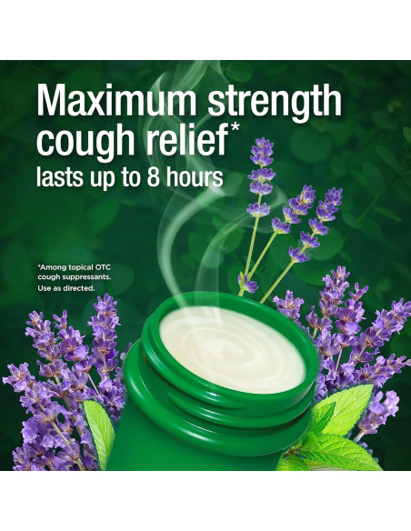 Mentholatum Rub Vaporizante Nocturno 50 g - Alivio de Tos Lavanda