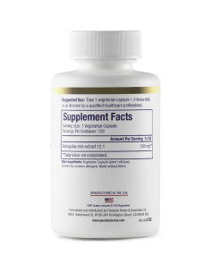 Extracto de Astrágalo Paradise Herbs 120 Cápsulas Vegetarianas 2