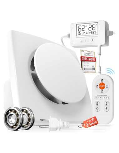 Ventilador de Escape ARSFAN P119A 10 cm con Control Remoto