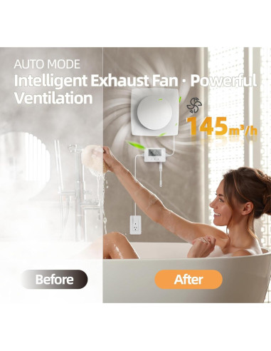 Ventilador de Escape ARSFAN P119A 10 cm con Control Remoto