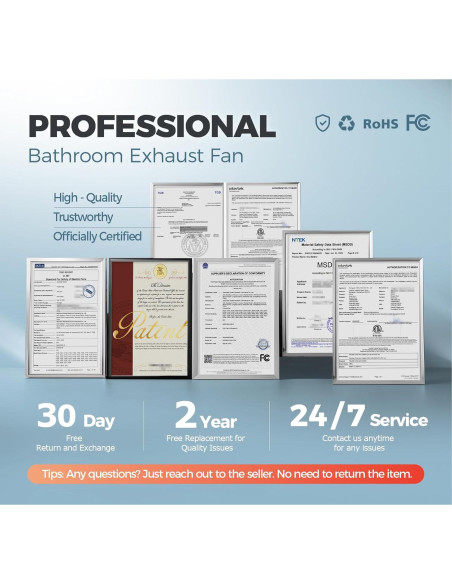 Ventilador de Escape ARSFAN P119A 10 cm con Control Remoto