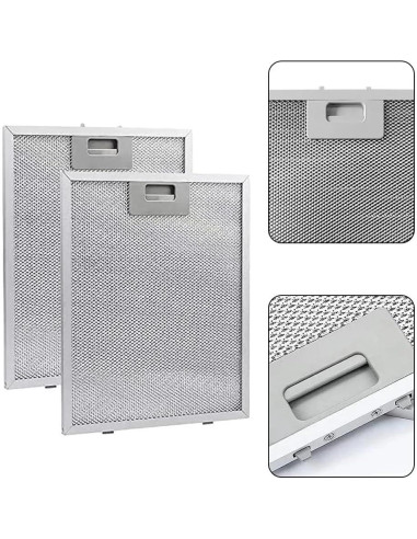 Filtro de Campana Extractora LBGWOEC 32x26cm Aluminio 2 Piezas