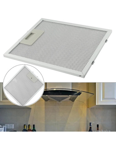 Filtro de Campana Extractora LBGWOEC 32x26cm Aluminio 2 Piezas