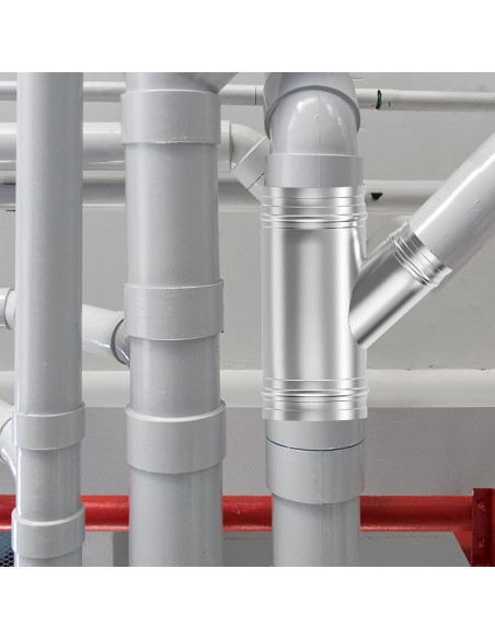 Conector de Manguera en Y 6" a 4" Acero Inoxidable 45