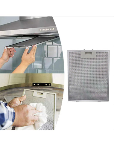 Filtro de Campana Extractora LBGWOEC 32x26cm Aluminio 2 Piezas