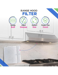 Filtro de Ventilación Bagean 28.58 x 20.96 cm Compatible Broan 2