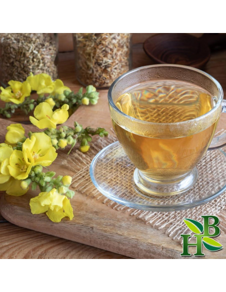 Polvo de Hoja de Mullein Herb To Body 113g - Verbascum Thapsus