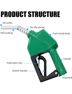 Boquilla automática de combustible OXCANO 3/4" NPT 16 GPM 2