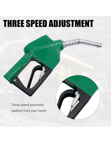 Boquilla automática de combustible OXCANO 3/4" NPT 16 GPM