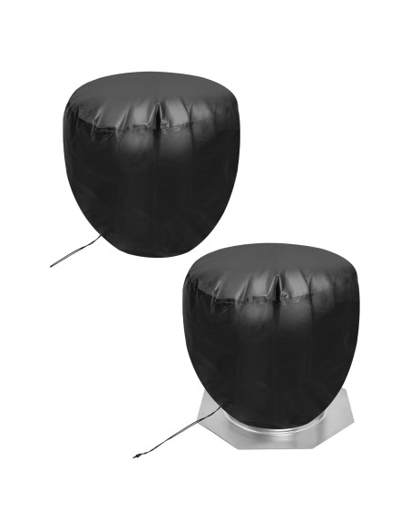 Cubierta de Ventilación de Techo QWORK 50.8x50.8cm Impermeable