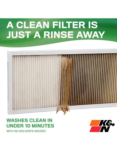 Filtro de Aire HVAC K&N HVC-13-11430 Lavable Merv 13