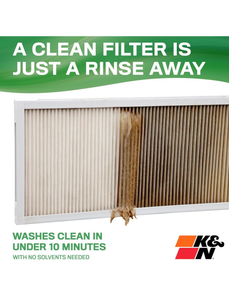 Filtro de Aire HVAC K&N HVC-13-11430 Lavable Merv 13