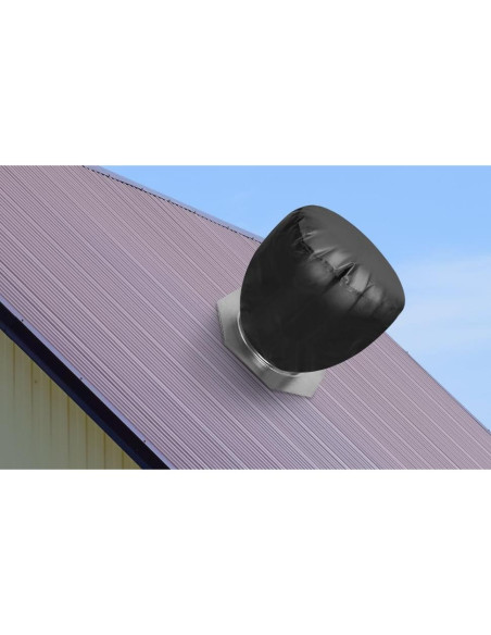 Cubierta de Ventilación de Techo QWORK 50.8x50.8cm Impermeable