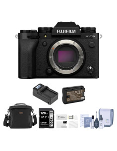 Cámara Sin Espejo Fujifilm X-T5 Negra con Accesorios Completo