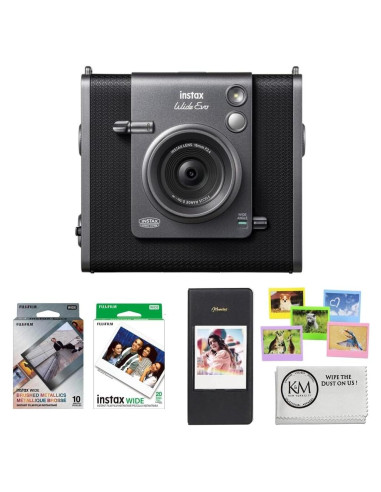Cámara Instantánea Híbrida Fujifilm Instax Wide EVO con 30 Exposiciones
