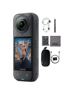 Cámara de acción Insta360 X5 8K 360 72MP impermeable