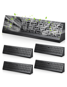 Difusor de Ventilación de Baseboard Landhoow 18" Negro - 4 Pcs